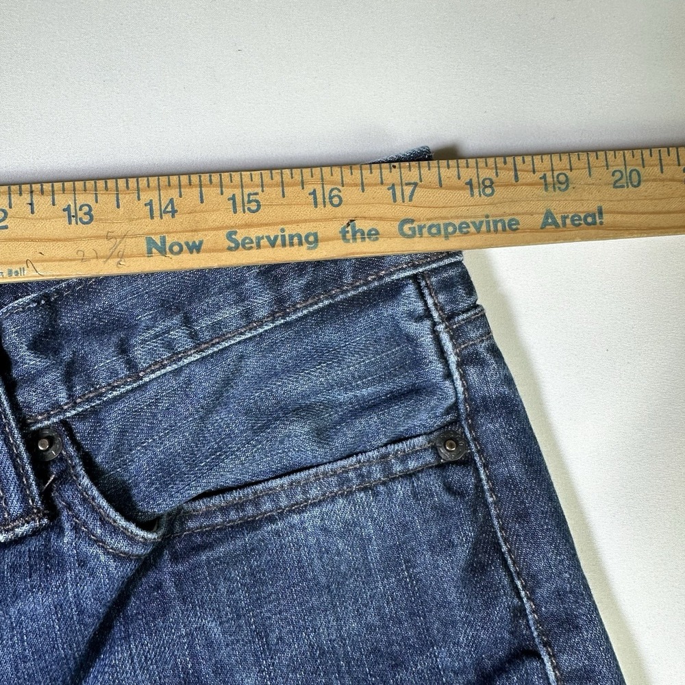 Levi's 513 Slim Straight Jeans Men's 36x32 Dark Wash Denim 29 Length - Picture 8 of 11